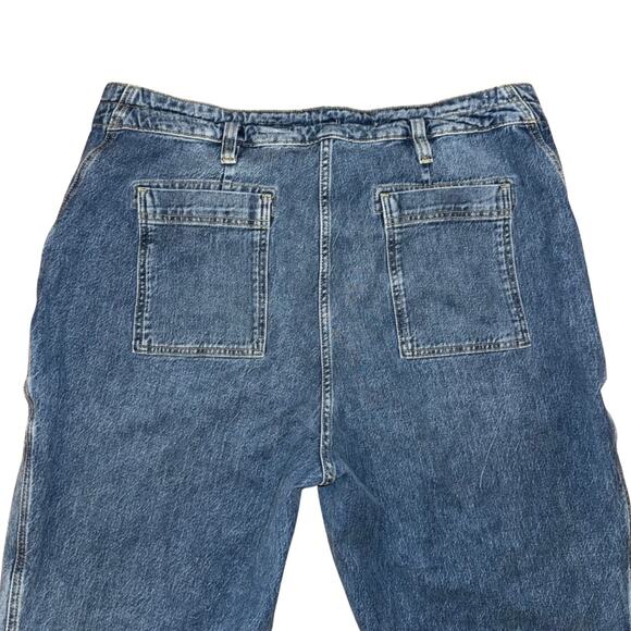 Anthropologie Pilcro The Wanderer Relaxed Jeans Plus Size 22W Blue Medium Wash - Picture 9 of 11